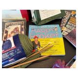 Needlework Craft Supply Lot Ehrman Erica Wilson Kits Books Yarn