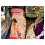 Mixed Needlepoint Yarn Craft Lot Canvases Kits Partial Projects