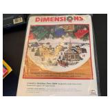 Vintage Christmas Craft Kit Lot Dimensions LeeWards Felt Cross Stitch