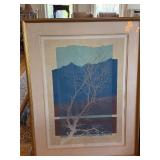 Martin Rhapsody I Signed Numbered Serigraph Framed 31 x 39
