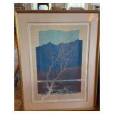 Martin Rhapsody I Signed Numbered Serigraph Framed 31 x 39