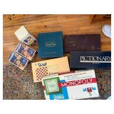 Vintage Board Game Lot Monopoly Boggle Pictionary Trivial Pursuit