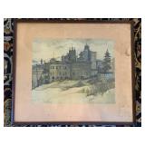 Rowena Meeks Abdy Where East Meets West Framed Art Print 22in Fair