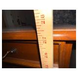 Vintage 3 Drawer Wood Nightstand Accent Chest Queen Anne Style