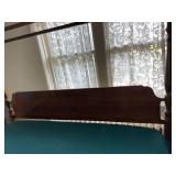 Antique Style Wood Canopy Poster Bed Frame King See Photos