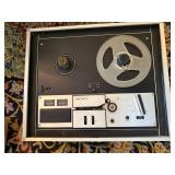 Sony TC-350C Reel to Reel Tape Recorder Stereo 350 Portable Case