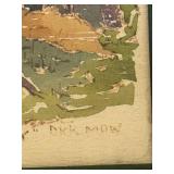 Framed Evergreenery Limited Edition Print 3/71 Dick Mann Woodland Art