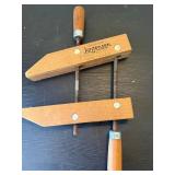 Vintage Jorgensen Wood Handscrew Clamp Made in USA Chicago Ill