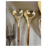 Vintage Sheffield Carving Knife Set Cream Handles 11 Pc Mixed Lot