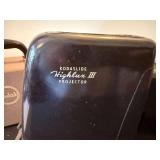 Kodak Kodaslide Highlux III Slide Projector w/ Case Vintage Untested