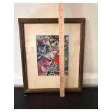 Marc Chagall I and My Village Framed Art Print MoMA Label 14in