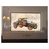 Gale Hendrickson 1912 Hudson Model 33 Runabout Framed Print Art