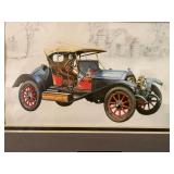 Gale Hendrickson 1912 Hudson Model 33 Runabout Framed Print Art