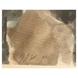 Anthony J Zaremba Allegro Signed Watercolor Painting Framed 18x24