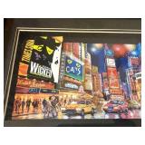 Studio 500 Framed Times Square Broadway Print Panoramic Wall Art