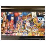 Studio 500 Framed Times Square Broadway Print Panoramic Wall Art