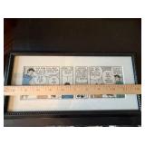 Mutts Framed Comic Strip Print Custom Matted Wall Art 12x7 Good