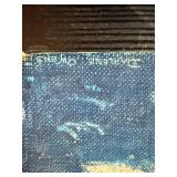 Vintage Nautical Ship Painting on Grumbacher Canvas Panel 9x12