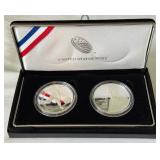 2022 Negro League Soul of Baseball SILVER Dollar Coin and Jackie Robinson Siver Medal Set - 2 coins - original package with COA