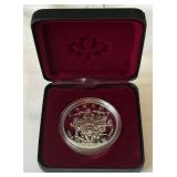 1994 Royal Canadian Proof Silver Dollar - Sled Dog Original Packaging w/ COA