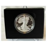 2021 W-American Eagle One Ounce Proof SILVER Bullion Dollar Coin - original package with COA