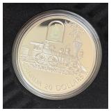 2000 Canadian $20 Silver Proof Coin Le Toronto - Holograph! Original Packaging w/ COA