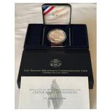 2000 Leif Ericson Millenium Proof Silver Dollar - original package with COA