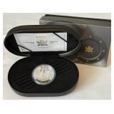 2000 Canadian $20 Silver Proof Coin Le Bluenose - Holograph! Original Packaging w/ COA