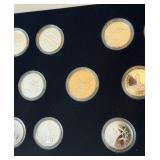 1992 Canadian 125th Anniversary 95.5% Silver 13 coin Proof Set Tray with Coins only, no external hard case, no COA