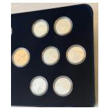 1992 Canadian 125th Anniversary 95.5% Silver 13 coin Proof Set Tray with Coins only, no external hard case, no COA