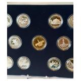 1992 Canadian 125th Anniversary 95.5% Silver 13 coin Proof Set Tray with Coins only, no external hard case, no COA