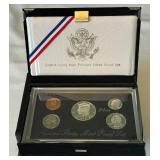 1998 Premier Silver Proof Set - original package with COA