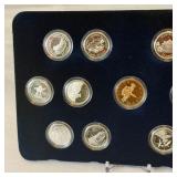 1992 Canadian 125th Anniversary 95.5% Silver 13 coin Proof Set Tray with Coins only, no external hard case, no COA