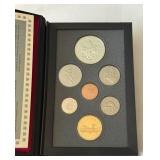 1994 Royal Canadian Double Dollar 7 Coin Proof Set - Dog Sled Patrol Silver Dollar Original Packaging w/ COA