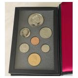 1994 Royal Canadian Double Dollar 7 Coin Proof Set - Dog Sled Patrol Silver Dollar Original Packaging w/ COA