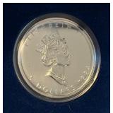 1994 Royal Canadian Maple Leaf $5 Silver Proof Coin Original Packaging but no COA
