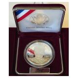 1998 S-Robert F Kennedy Memorial Proof SILVER Dollar - original package, COA missing