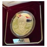 1998 S-Robert F Kennedy Memorial Proof SILVER Dollar - original package, COA missing