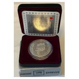 1996 Royal Canadian Proof Silver Dollar - McIntosh Apple Original Packaging w/ COA