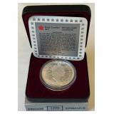 1996 Royal Canadian Proof Silver Dollar - McIntosh Apple Original Packaging w/ COA