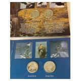 1995 Canada on the Wing Birds of Canada Fifty Cent Silver Four Coin Set Original Packaging w/ COA