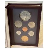 1995 Royal Canadian Double Dollar 7 Coin SPECIAL EDITION Proof Set - Hudson's Bay Company Silver Dollar w/ Peacekeeping Dollar Original Packaging w/ COA