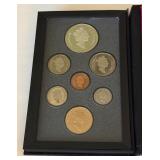 1991 Royal Canadian Double Dollar 7 Coin Proof Set - Le Frontenac Silver Dollar Original Packaging w/ COA