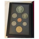 1994 Royal Canadian Double Dollar 7 Coin Proof Set - Dog Sled Patrol Silver Dollar Original Packaging w/ COA