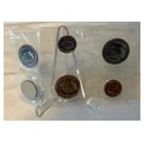 1992 Royal Canadian Uncirculated Proof-Like 6 Coin Set Cello Wrap Only