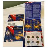 2002 The 50 State Quarters and Euro Coin Collection (17 coins) Original Packaging w/ COA