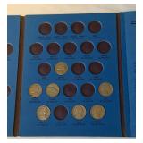 Partial 24 coin Jefferson Nickel Collection from 1939 to 1961 Official Whitman Coin Folder