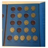 Partial 24 coin Jefferson Nickel Collection from 1939 to 1961 Official Whitman Coin Folder