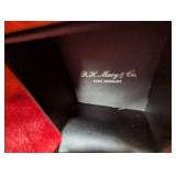 Size 7 1.5 Carat Mined Diamond 14 Carat Gold Cushion Bridal Ring, Never Worn!