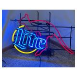 GHN Neon Electric Sign OPEN - 120V, 140W Max - Indoor Use - Made in USA